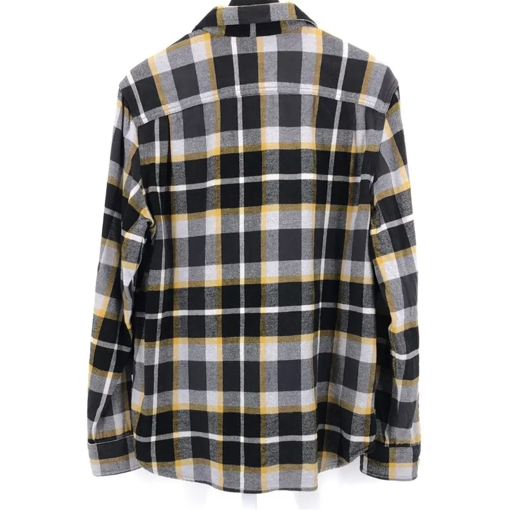 The North Face plaid flannel button up shirt